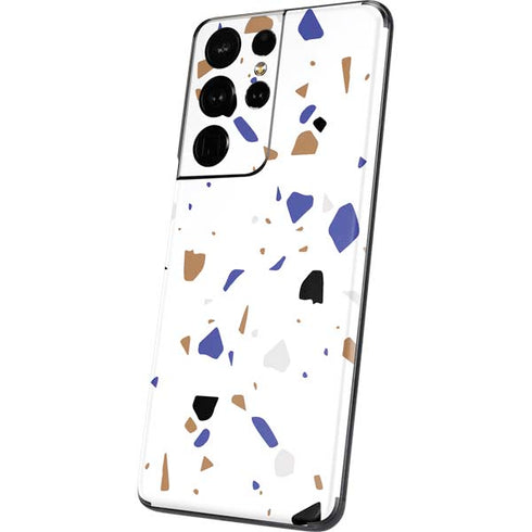 White Terrazzo Galaxy S21 Ultra 5G Skin